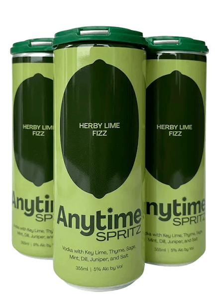 ANYTIME SPRITZ Herby Lime Fizz 4 Pack