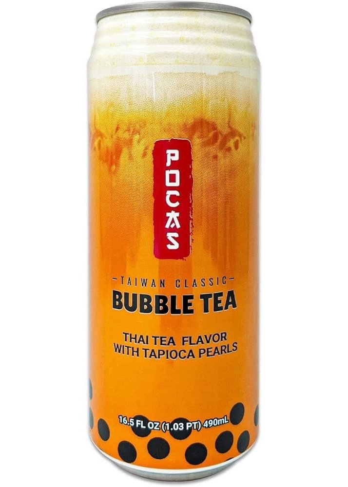 POCAS Thai Bubble Tea With Tapioca Pearls