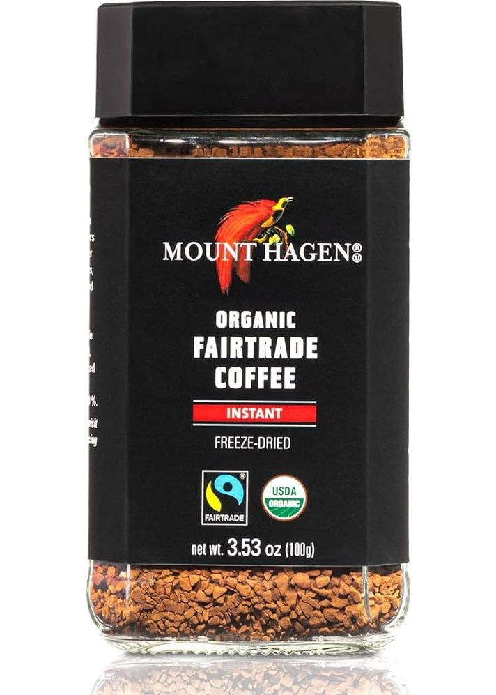 MOUNT HAGEN Organic Fairtrade Instant Coffee