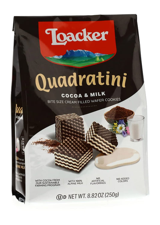 LOACKER Quadratini Bites Cocoa & Milk