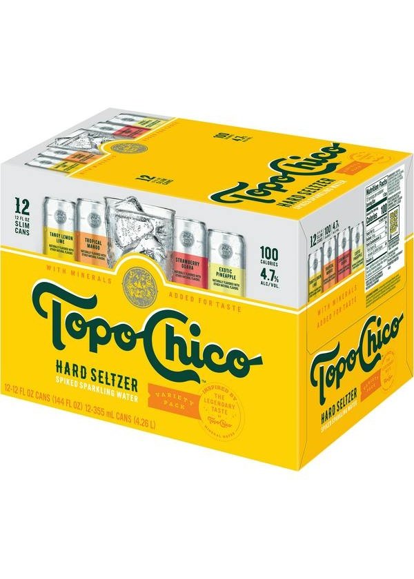 TOPO CHICO Hard Seltzer Variety Pack 12pk