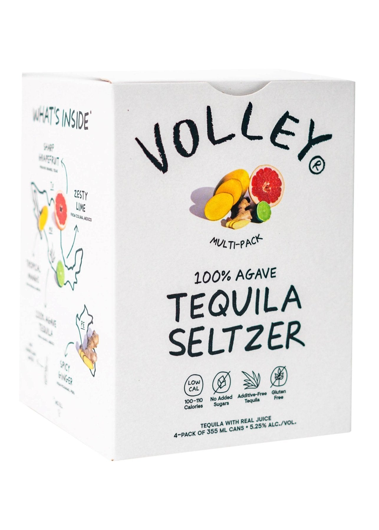 VOLLEY TEQUILA SELTZER Multi-Pack 4PK – Howden Market