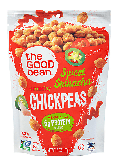 THE GOOD BEAN Srirarcha Chickpea Snacks