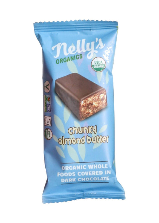 NELLY'S Organic Chunky Almond Butter Bar