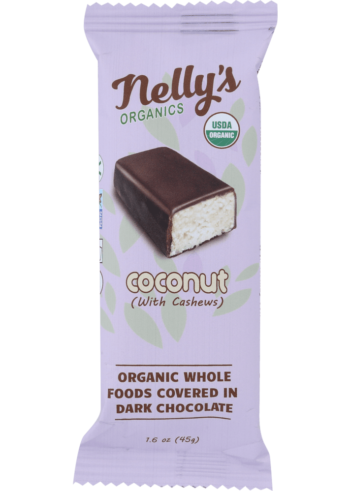NELLY'S Organic Coconut Chocolate Bar