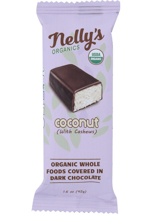 NELLY'S Organic Coconut Chocolate Bar