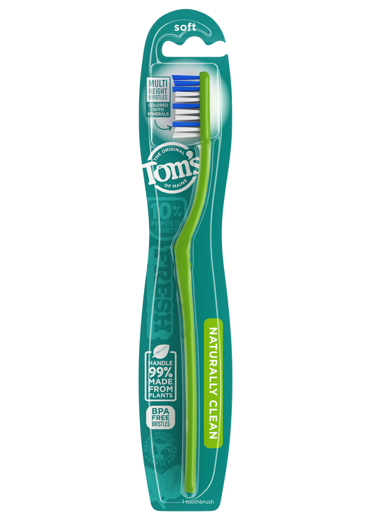 TOM'S OF MAINE Soft Naturally Clean Toothbrush