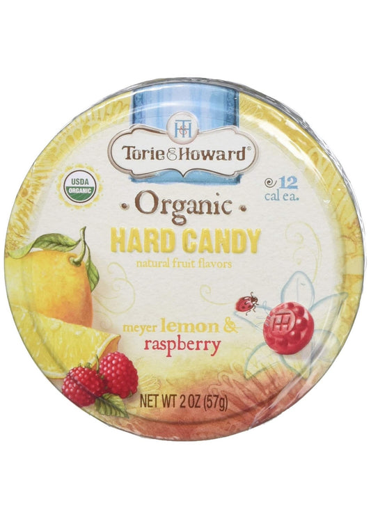 TORIE & HOWARD Candy Tin Lemon Raspberry