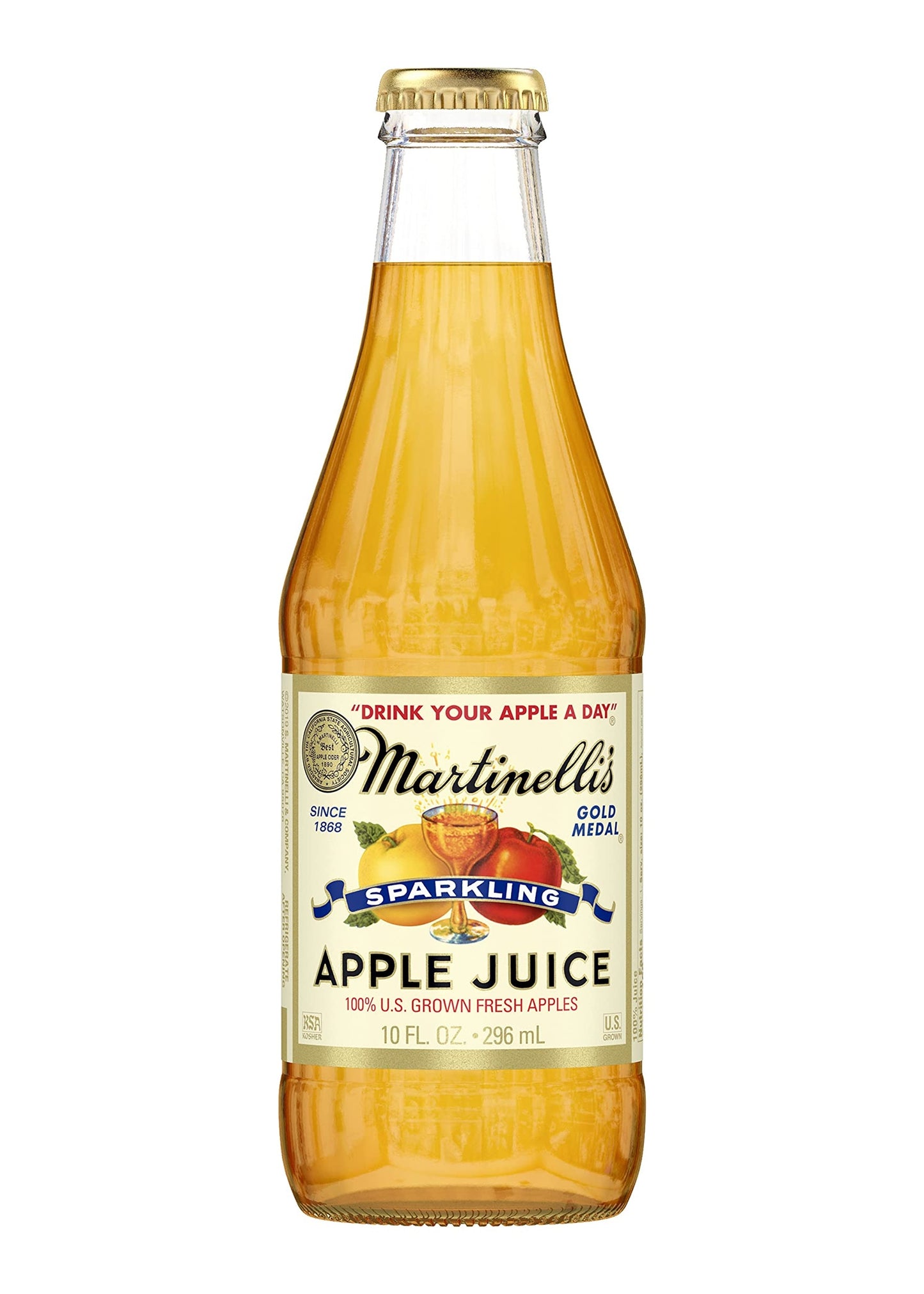 MARTINELLI'S Sparkling Apple Juice Glass