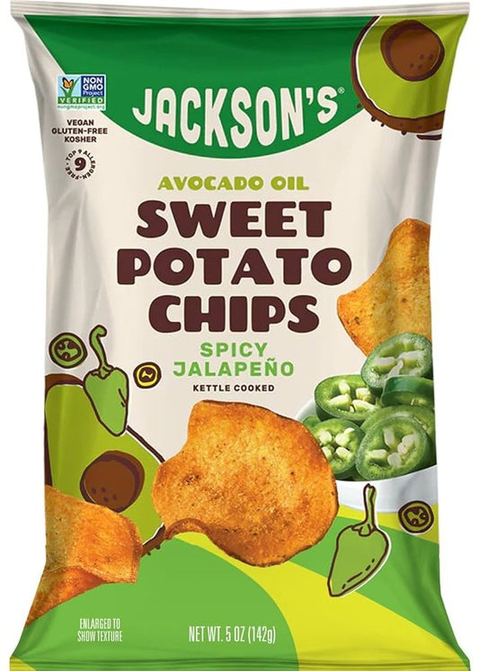 JACKSON'S CHIPS Spicy Jalapeño Sweet Potato With Avocado Oil