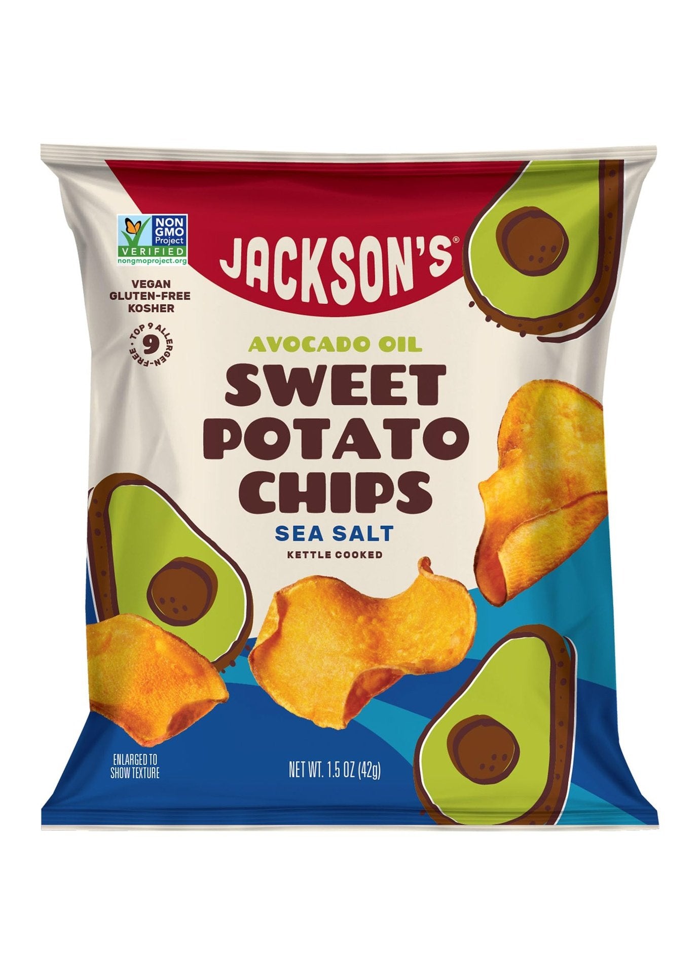 JACKSON'S CHIPS Sea Salt Sweet Potato Chips With Avocado Oil
