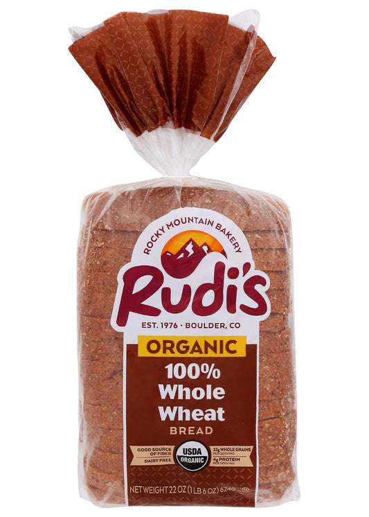 RUDI'S 100% Organic Whole Wheat Bread