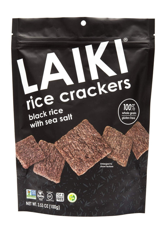 LAIKI Black Rice Crackers