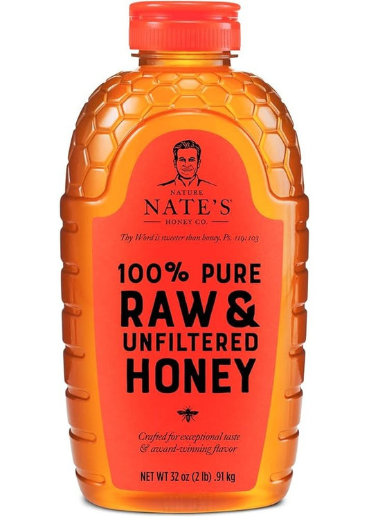 NATURE NATE'S 100% Raw Unfiltered Honey