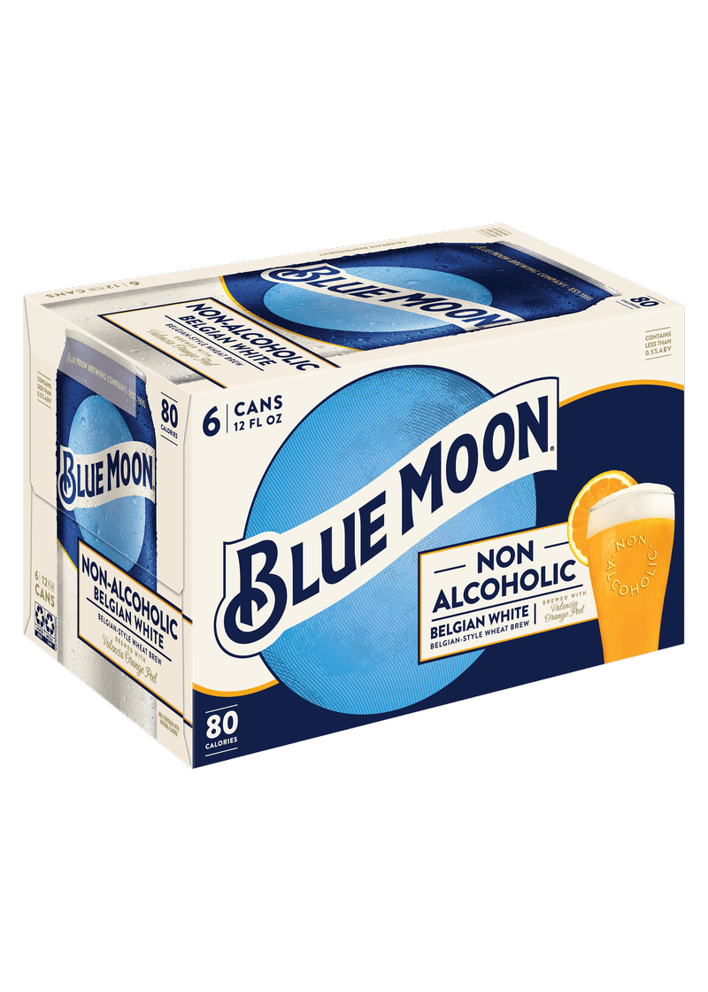 BLUE MOON Non-Alcoholic Belgian White 6 Pack