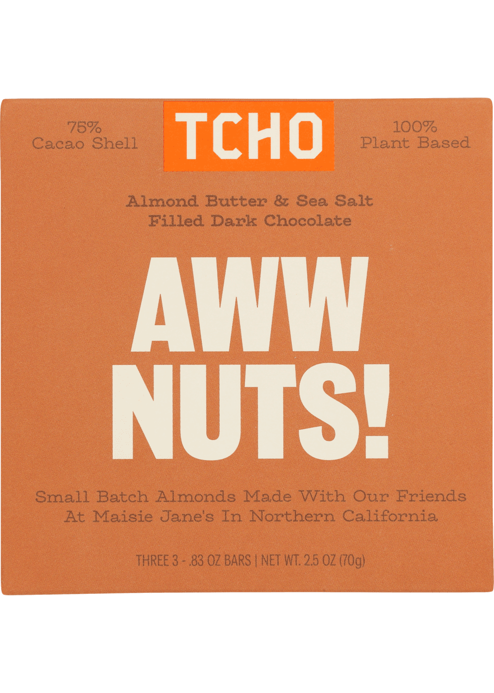 TCHO Aww Nuts! Almond Butter Chocolate Bar