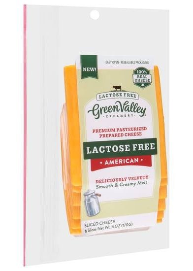 GREEN VALLEY ORGANICS Lactose Free American Sliced Cheese