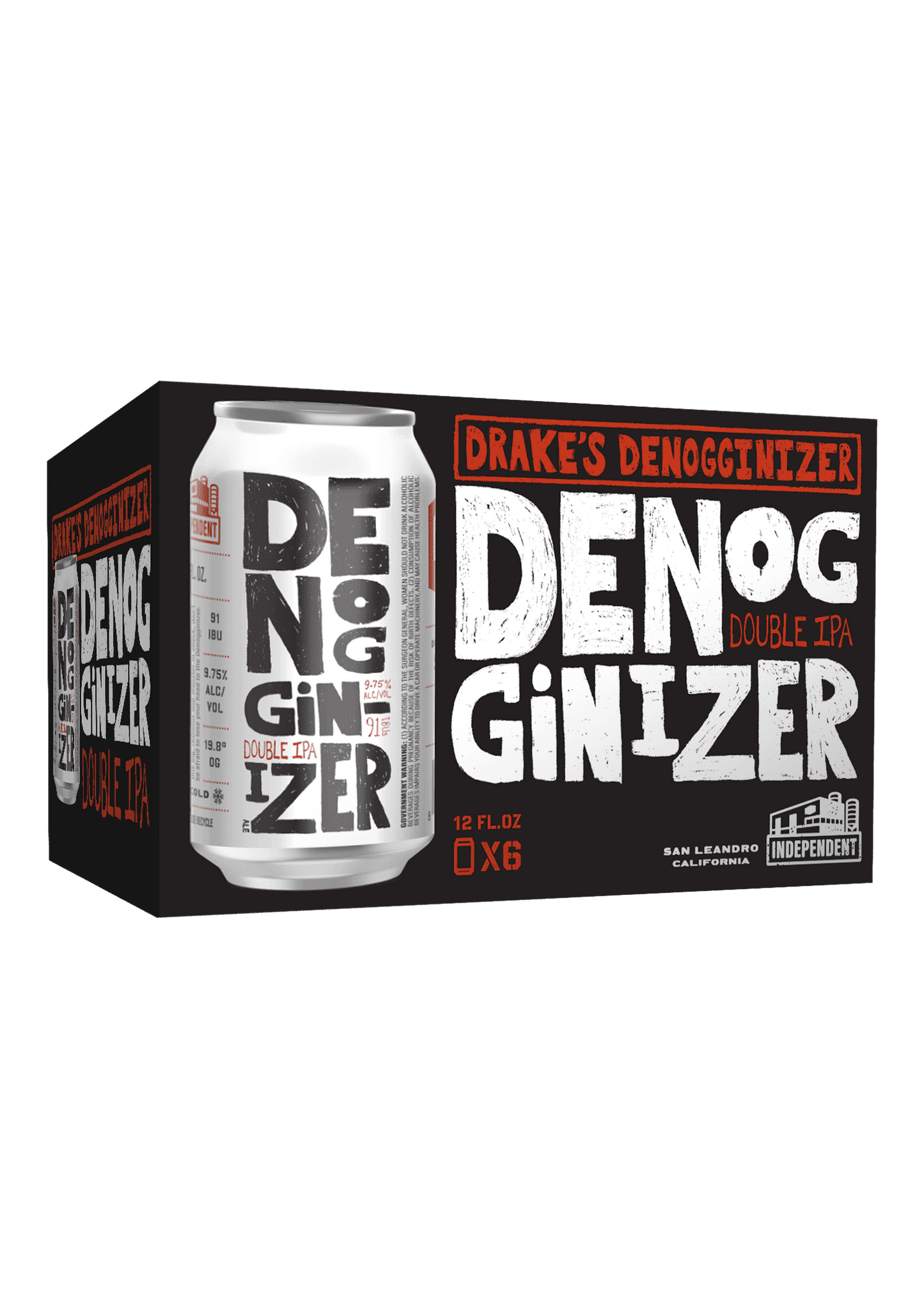 DRAKE'S BREWING Denogginizer Double IPA 6pk