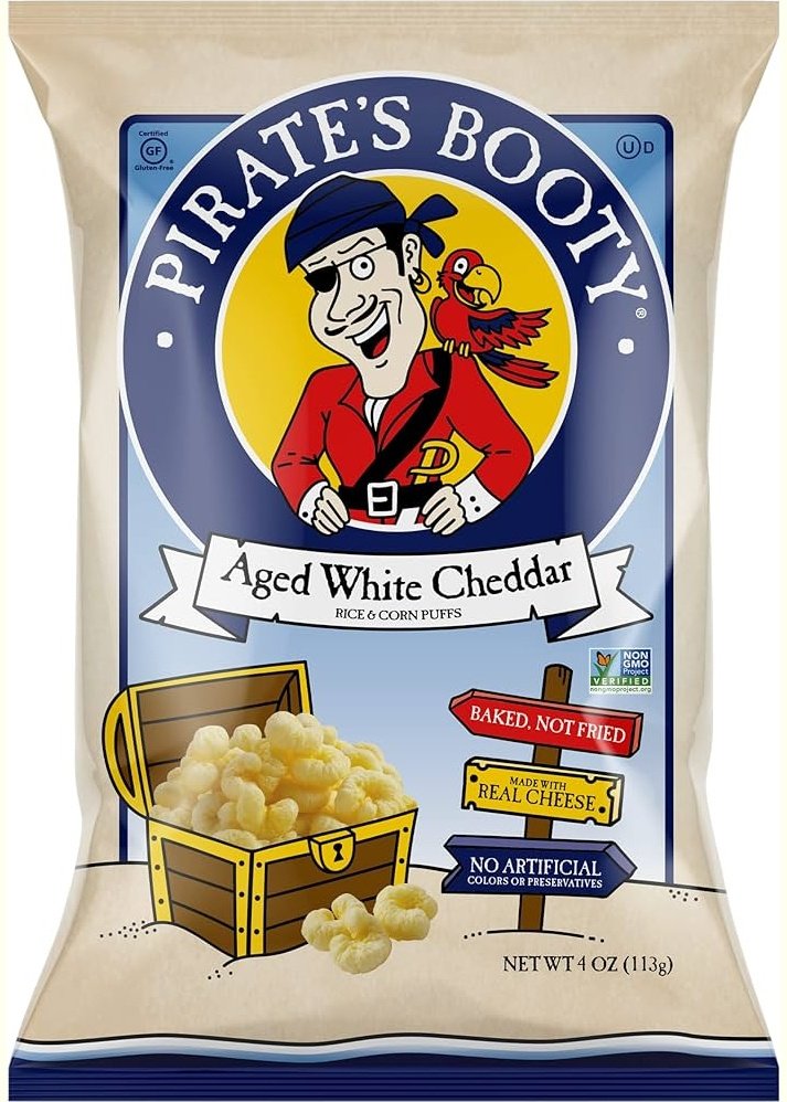 PIRATE BRANDS Aged White Cheddar Cheese Puffs