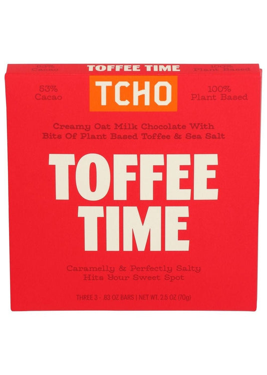 TCHO Toffee Time Chocolate Bar