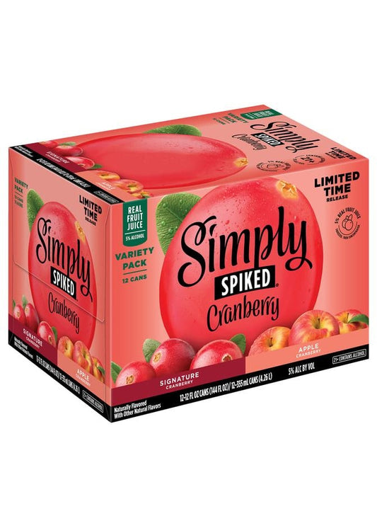 SIMPLY Spiked Cranberry Variety Pack