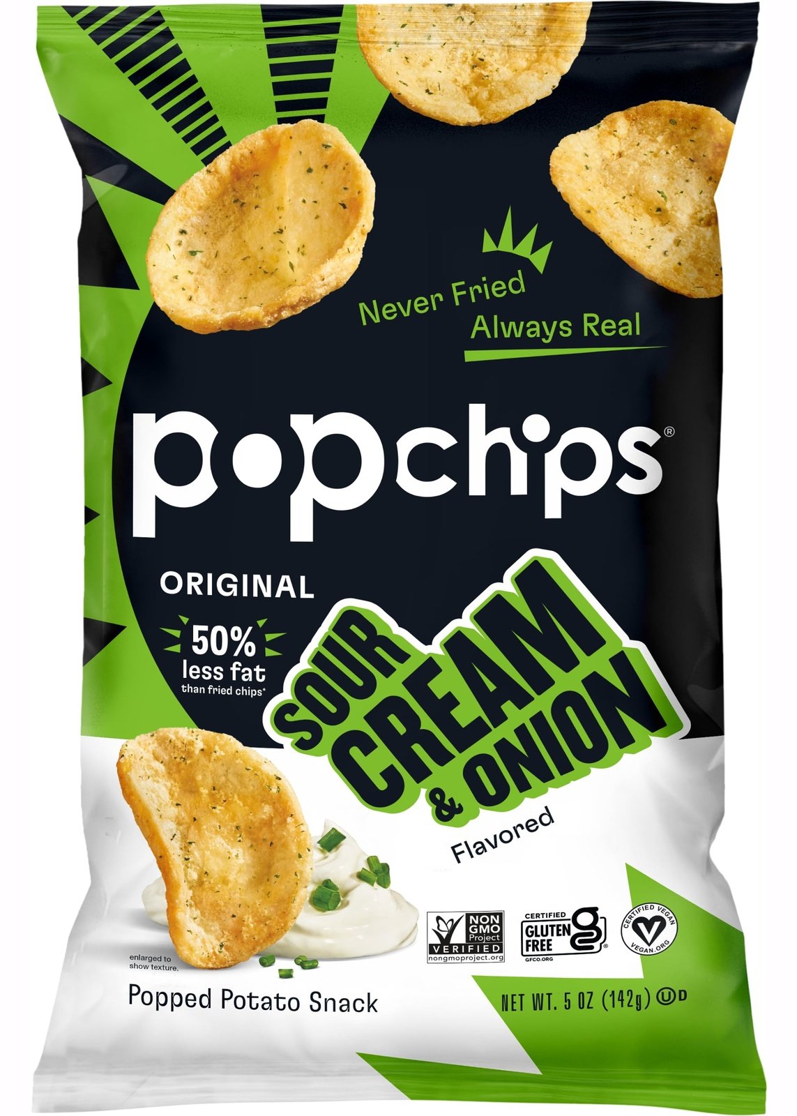 POPCHIPS Sour Cream & Onion Chips