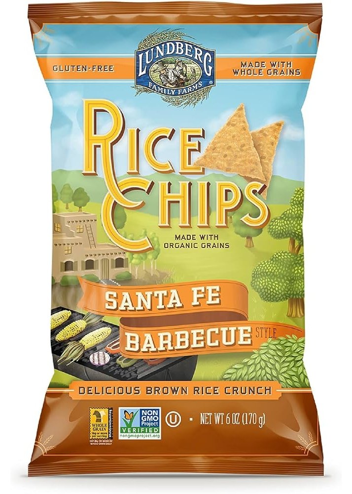 LUNDBERG FAMILY FARMS Santa Fe Barbecue Rice Chips