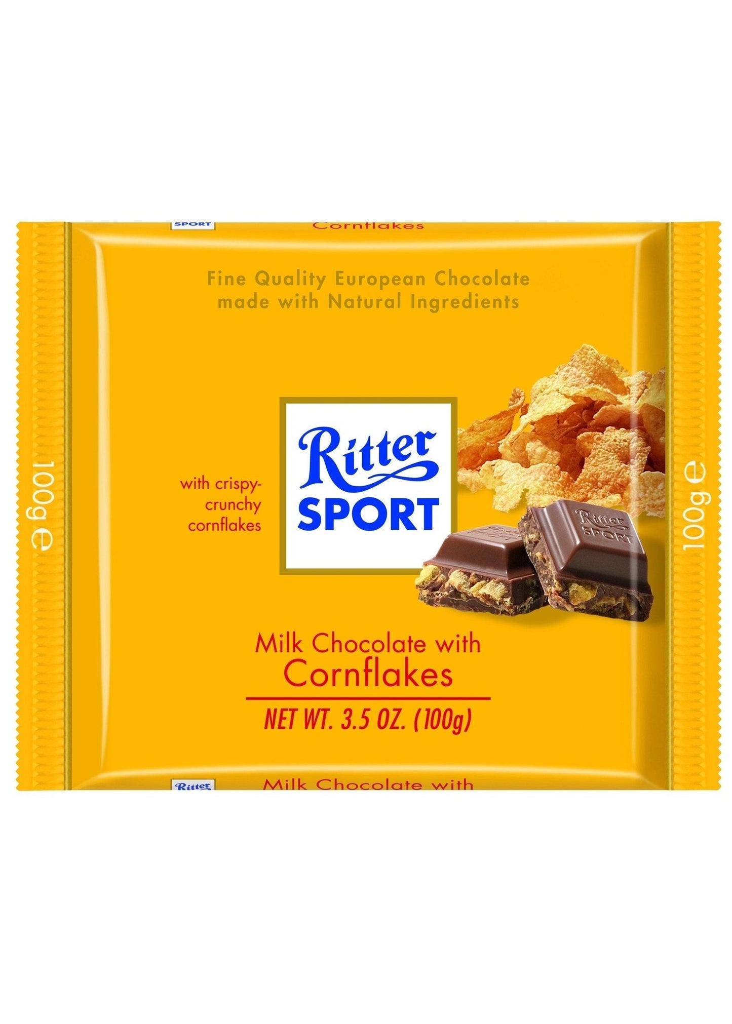 RITTER SPORT Milk Chocolate With Corn Flakes