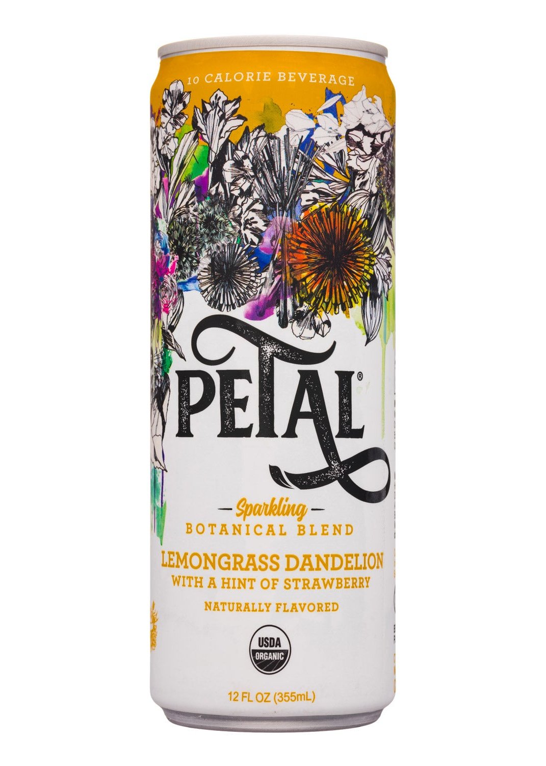 PETAL Sparkling Strawberry Lemongrass Dandelion