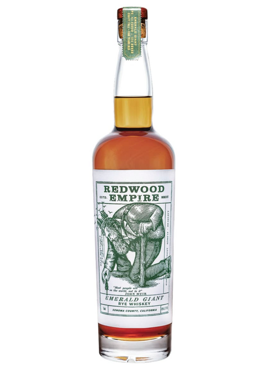 REDWOOD EMPIRE Emerald Giant American Rye Whiskey
