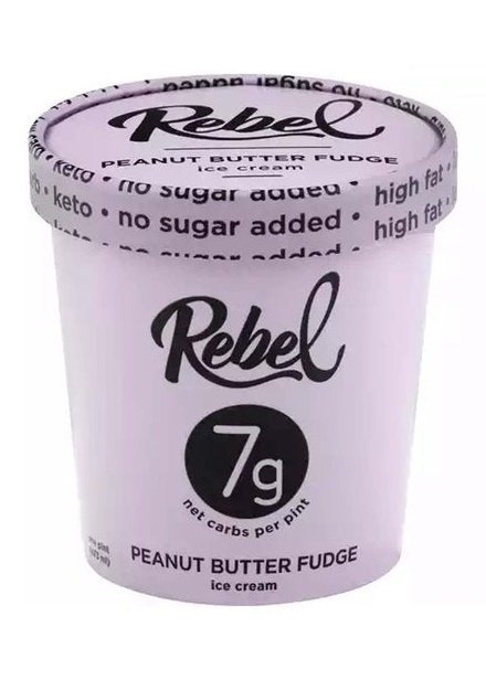 REBEL ICE CREAM Peanut Butter Fudge