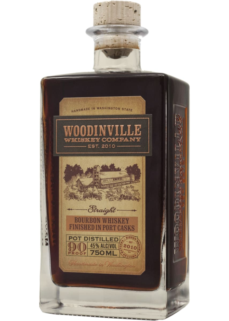 WOODINVILLE Port Finished Straight Bourbon Whiskey