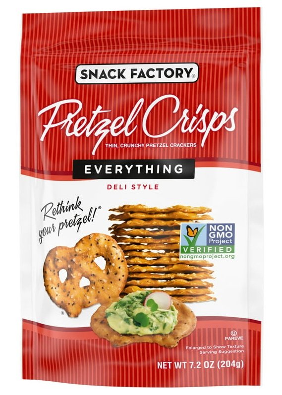 SNACK FACTORY Everything Pretzel Crisps