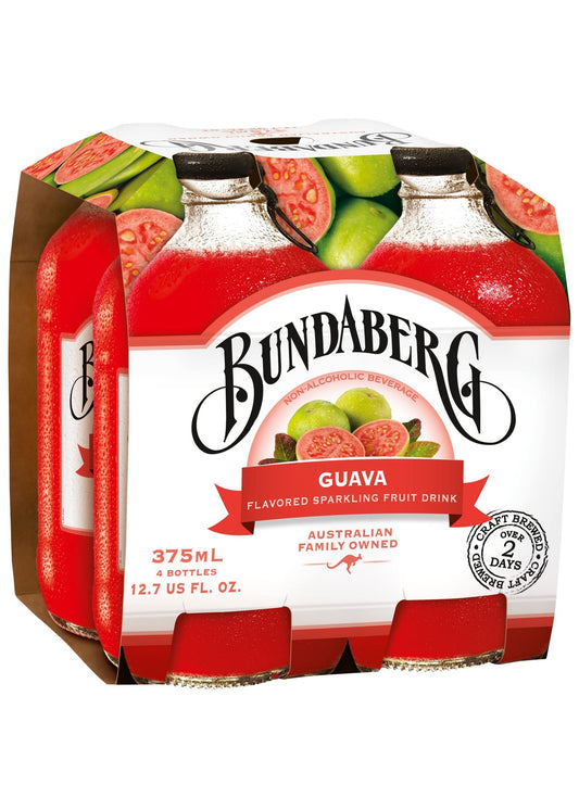 BUNDABERG Guava Soda 4pk