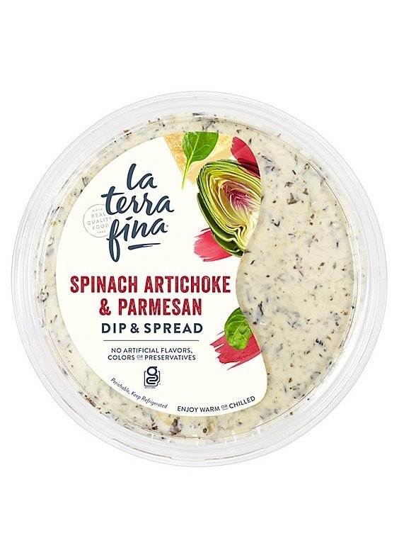 LA TERRA FINA Gltuen Free Spinach Parmesan Artichoke Dip