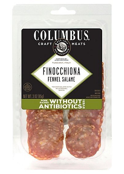 COLUMBUS Sliced Finocchiona Salami