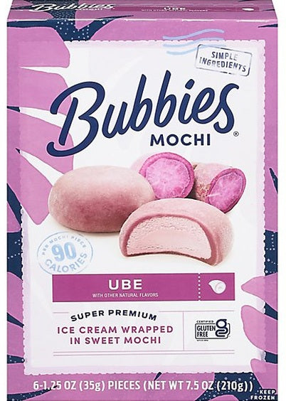 BUBBIES Ube Mochi Ice Cream