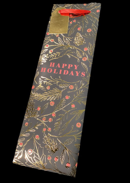 CAKEWALK HOLIDAY FLORAL Wine Bag