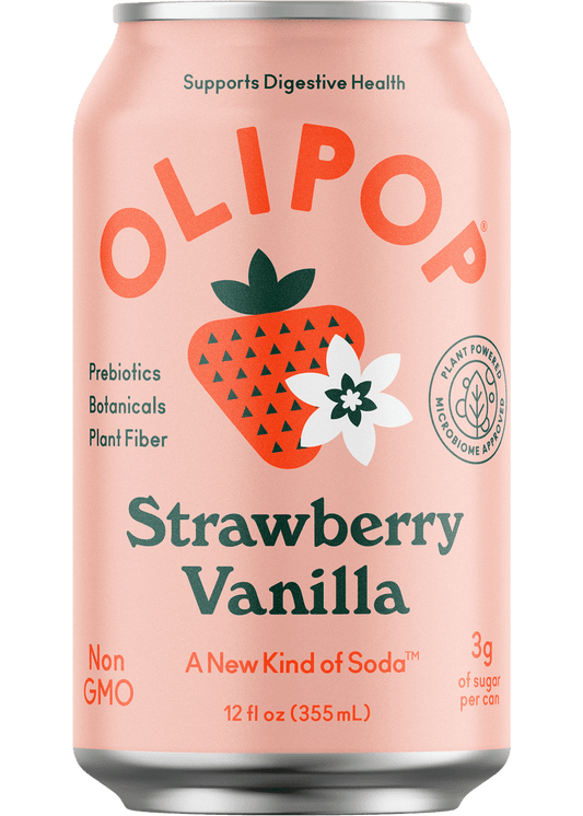 OLIPOP Strawberry Vanilla