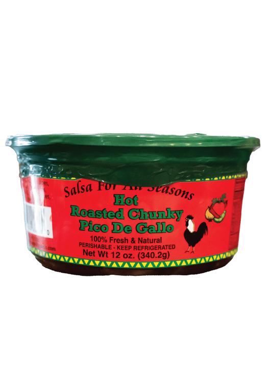 SALSA FOR ALL SEASONS Hot Roasted Pico De Gallo