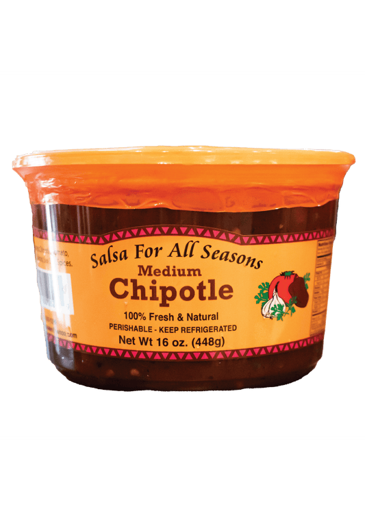 SALSA FOR ALL SEASONS Roasted Medium Chipotle Salsa