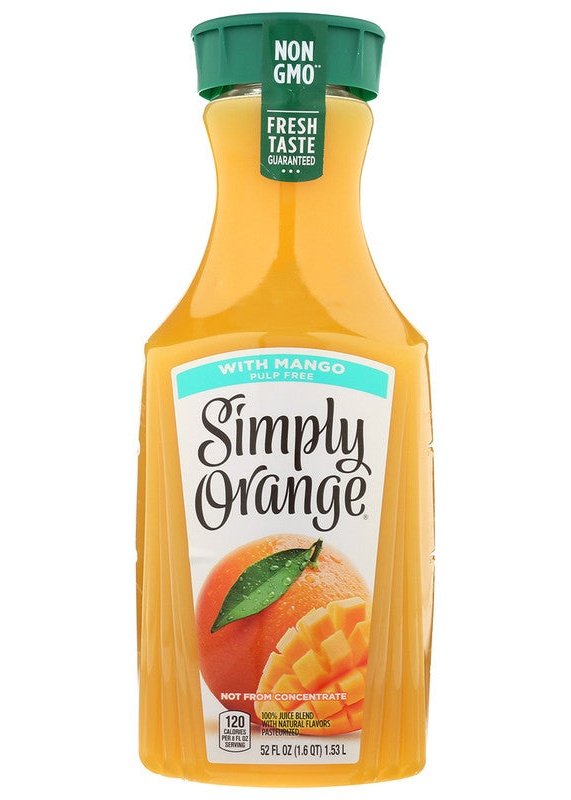 SIMPLY Orange Mango 52oz