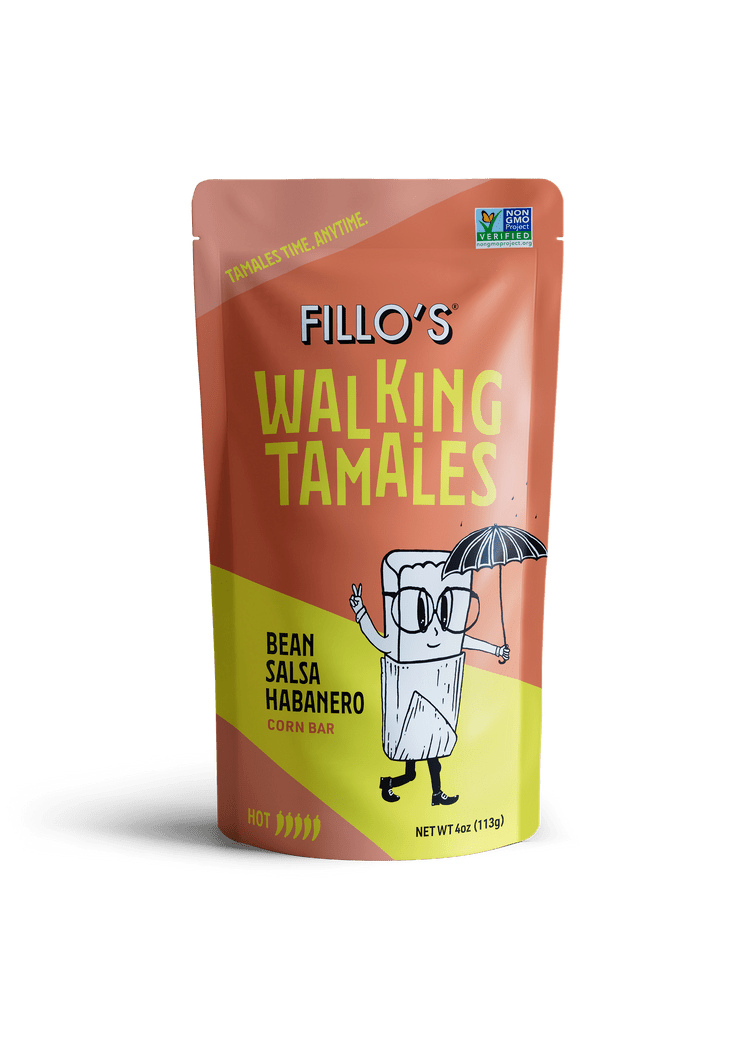 FILLOS Beans & Habanero Salsa Walking Tamale