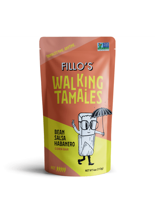 FILLOS Beans & Habanero Salsa Walking Tamale