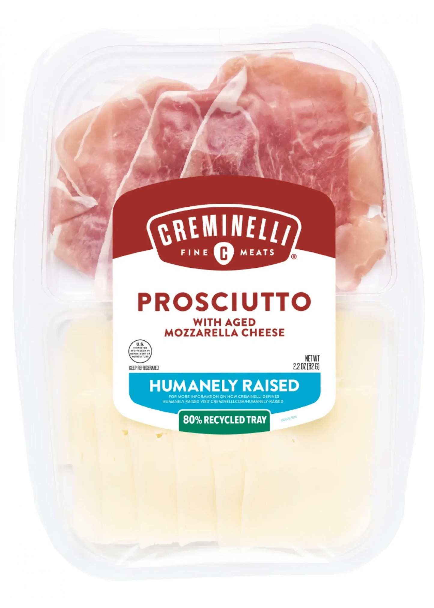 CREMINELLI Prosciutto With Aged Mozzarella Tray