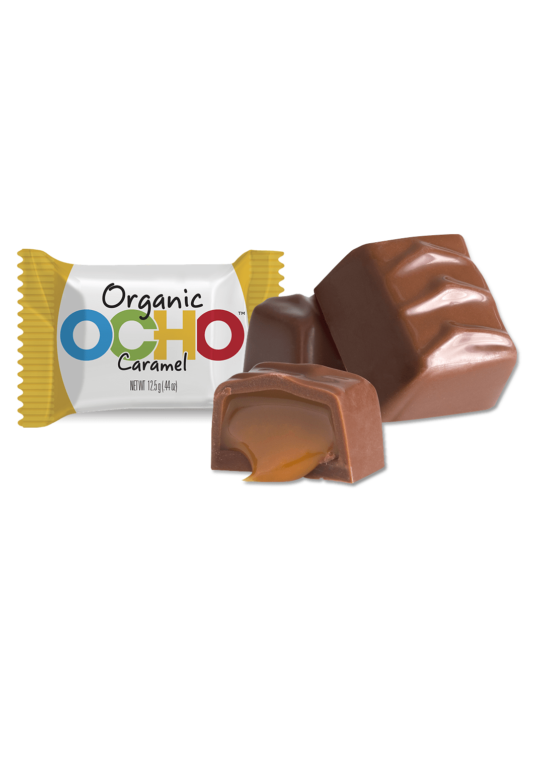 OCHO CANDY Organic Milk Chocolate Caramel Mini Bar