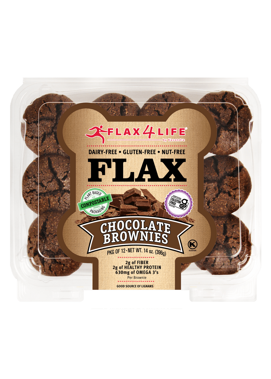 FLAX4LIFE Gluten Free Brownie Bites