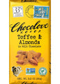 CHOCOLOVE Toffee & Almonds In Milk Chocolate