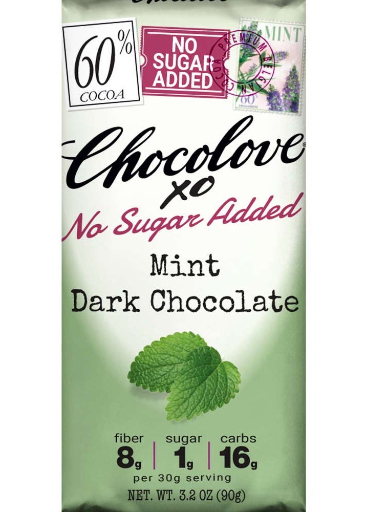 CHOCOLOVE XO Mint in 60% Dark Chocolate