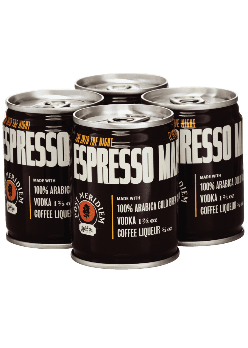 POST MERIDIEM Into The Night Espresso Martini 4 Pack